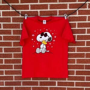 Vintage snoopy valentine cartoon show promo shirt